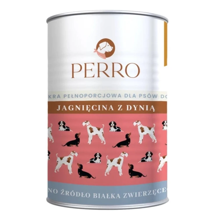 PERRO Jagnięcina z dynią dla psów dorosłych 400g