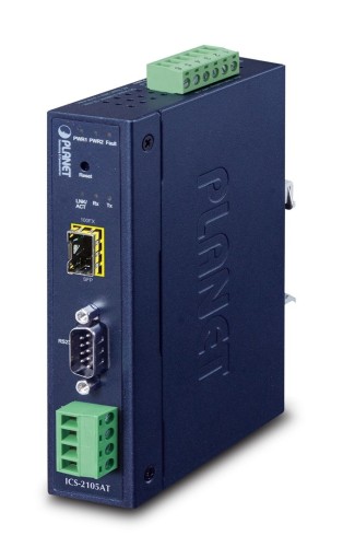 PLANET IP30 Industrial 1-Port serwer portów szeregowych