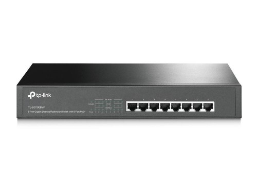 TP-Link TL-SG1008MP przełącznik sieciowy Nie zarządzany Gigabit Ethernet (10/100/1000) Obsługa PoE Czarny