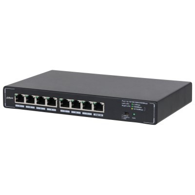 Dahua Technology SMG1008 przełącznik sieciowy Nie zarządzany 2.5G Ethernet (100/1000/2500) Czarny