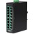 TRENDnet Industrie Switch 16 Port Gbit PoE+  DIN-Rail Metall