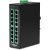 TRENDnet Industrie Switch 16 Port Gbit PoE+  DIN-Rail Metall