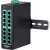 TRENDnet Industrie Switch 16 Port Gbit PoE+  DIN-Rail Metall
