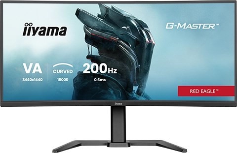 iiyama G-MASTER GCB3484WQSU-B2 34IN PRO-GAMING 0.4MS VA LCD 3440X144 monitor komputerowy 86,4 cm (34") 3440 x 1440 px UltraWide Quad HD Czarny