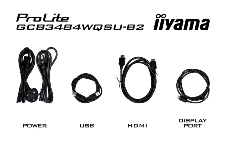 iiyama G-MASTER GCB3484WQSU-B2 34IN PRO-GAMING 0.4MS VA LCD 3440X144 monitor komputerowy 86,4 cm (34") 3440 x 1440 px UltraWide Quad HD Czarny