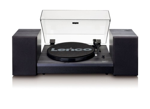 Lenco LS-300 Gramofon z napędem pasowym Czarny Automatyczny