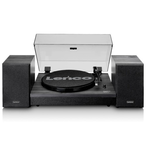 Lenco LS-300 Gramofon z napędem pasowym Czarny Automatyczny