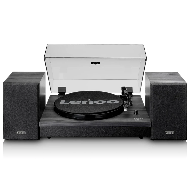 Lenco LS-300 Gramofon z napędem pasowym Czarny Automatyczny