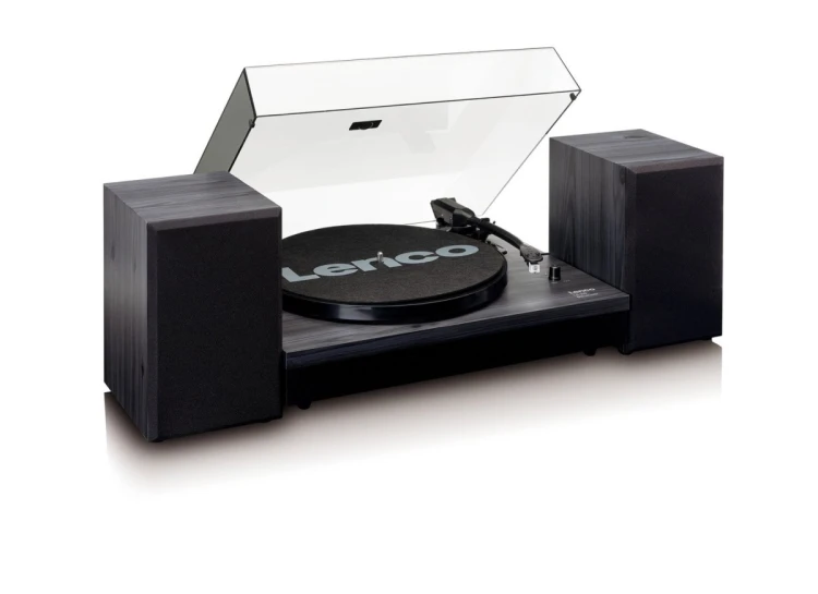 Lenco LS-300 Gramofon z napędem pasowym Czarny Automatyczny