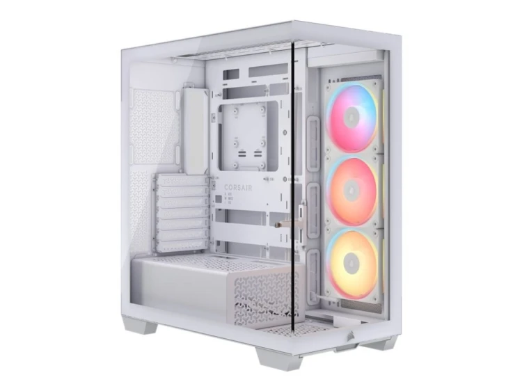 Obudowa komputera typu mid-tower CORSAIR 3500X LX-R RGB iCUE LINK biała ze szkła hartowanego