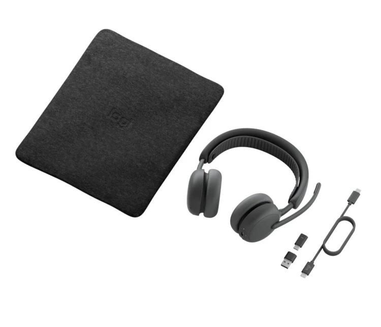 Logitech Zone Wireless 2 ES for Business Zestaw słuchawkowy Bezprzewodowy Opaska na głowę Business/Everyday USB Type-C Bluetooth Grafitowy