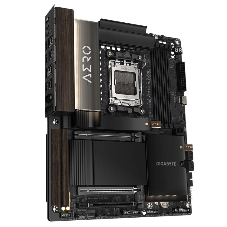 GIGABYTE X870E AERO X3D DARK WOOD AMD X870E Gniazdo AM5 ATX