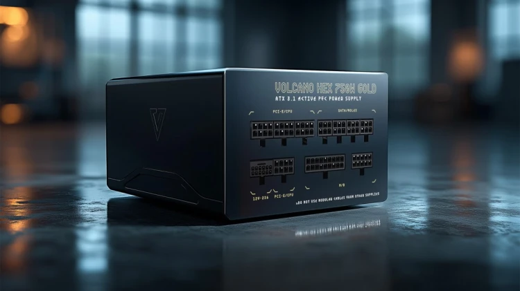 MODECOM zasilacz VOLCANO HEX GOLD 750W ATX3.1