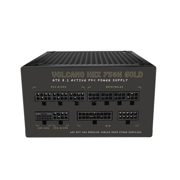 MODECOM zasilacz VOLCANO HEX GOLD 750W ATX3.1