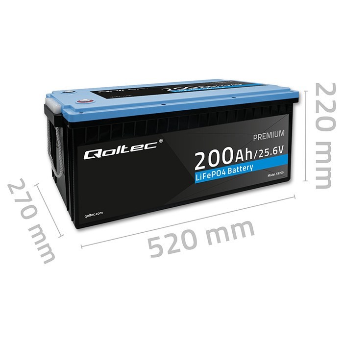 Akumulator LiFePO4 Litowo-Żelazowo-Fosforanowy 25.6V 200Ah BMS