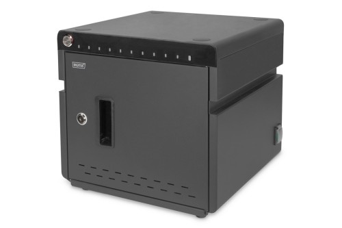 Digitus Mobilna desktopowa stacja ładowania do 10 notebooków/tabletów do 13 cala, UV-C, USB-C