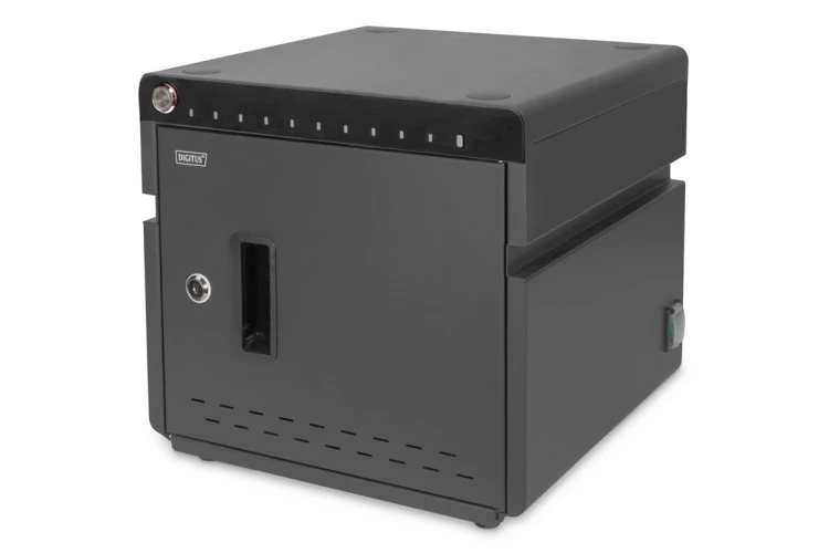 Digitus Mobilna desktopowa stacja ładowania do 10 notebooków/tabletów do 13 cala, UV-C, USB-C