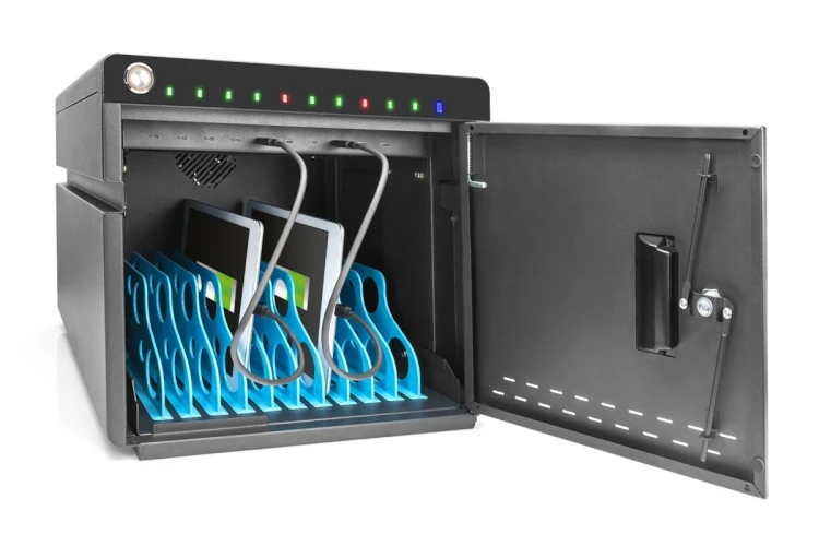 Digitus Mobilna desktopowa stacja ładowania do 10 notebooków/tabletów do 13 cala, UV-C, USB-C