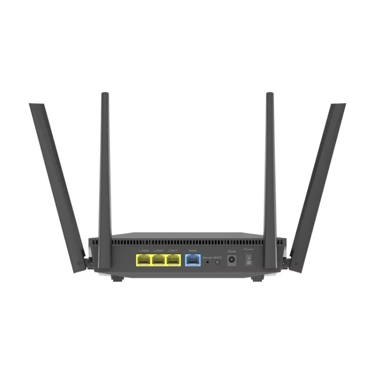 ASUS RT-AX52 AX1800 AiMesh router bezprzewodowy Gigabit Ethernet Dual-band (2.4 GHz/5 GHz) Czarny