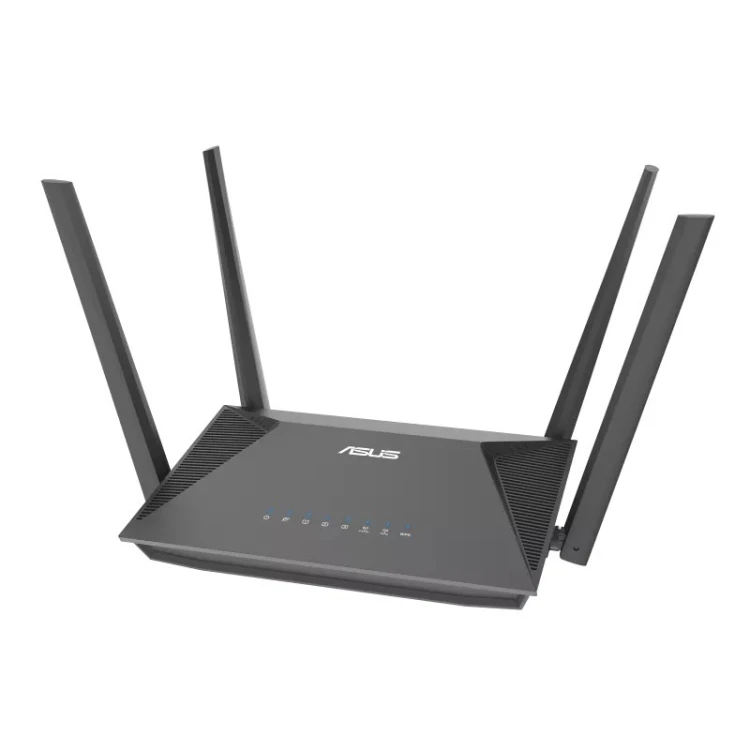 ASUS RT-AX52 AX1800 AiMesh router bezprzewodowy Gigabit Ethernet Dual-band (2.4 GHz/5 GHz) Czarny
