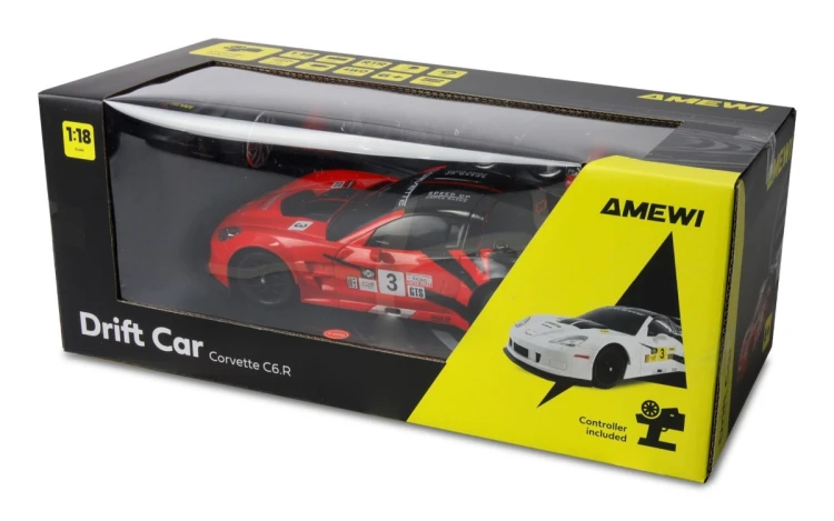 Samochód RC Amewi Drift License Corvette czerwony
