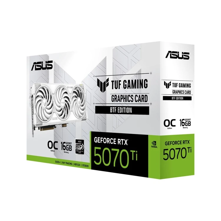 Karta graficzna ASUS TUF-RTX5070TI-O16G-BTF-BIAŁY