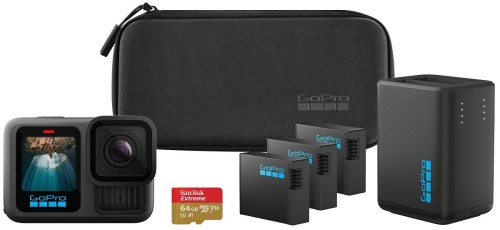 GoPro HERO13 Extended Power Bundle aparat do fotografii sportowej 27,6 MP 5.3K Ultra HD CMOS 25,4 / 1,9 mm (1 / 1.9") Wi-Fi 157 g