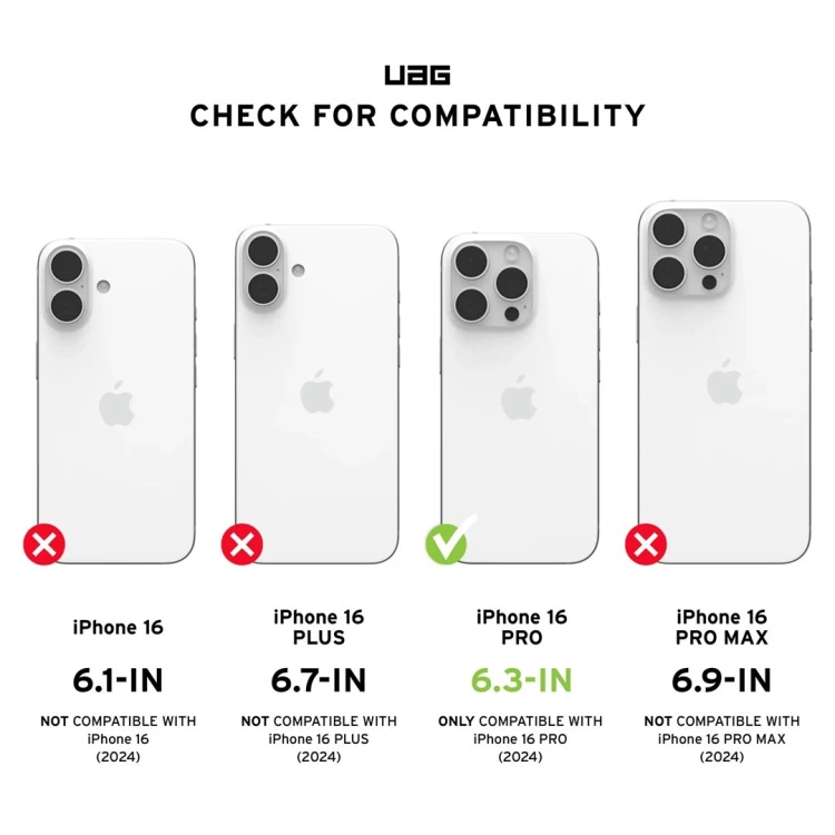 UAG Monarch Pro - obudowa ochronna do iPhone 16 Pro kompatybilna z MagSafe (titanium)