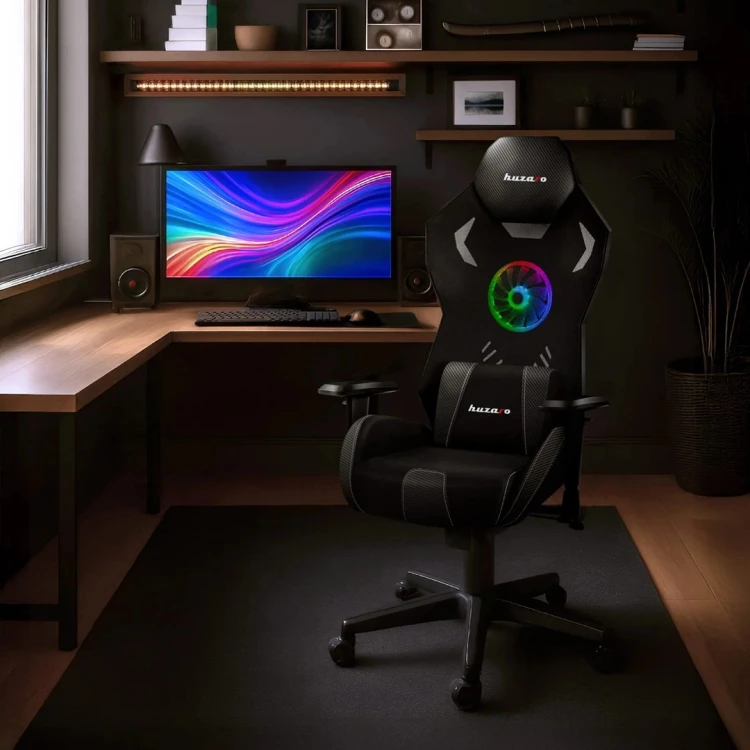 Fotel gamingowy Huzaro Combat 7.6 RGB Black