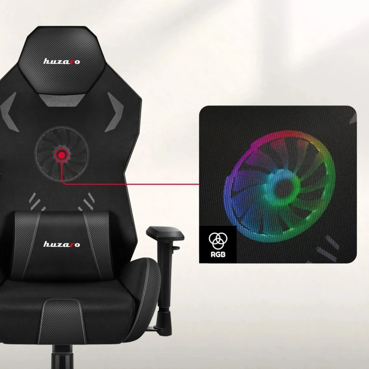 Fotel gamingowy Huzaro Combat 7.6 RGB Black