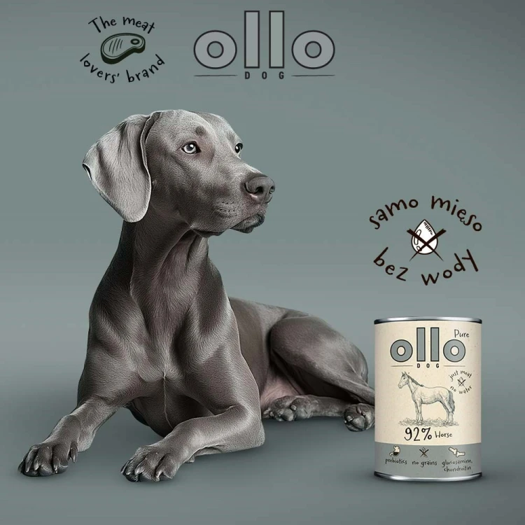 Ollo Pure Koń 850g