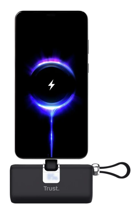 Kieszonkowy powerbank TRUST Pacto 5000 mAh czarny