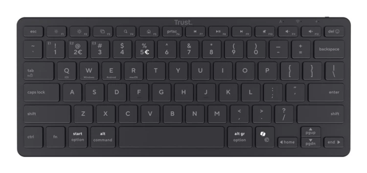 Klawiatura TRUST Nado II Bluetooth® do wielu urządzeń
