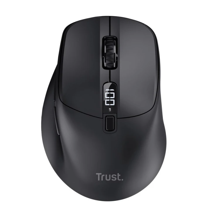 Mysz TRUST ZEVO FAST RECH MULTI-WRLS czarna