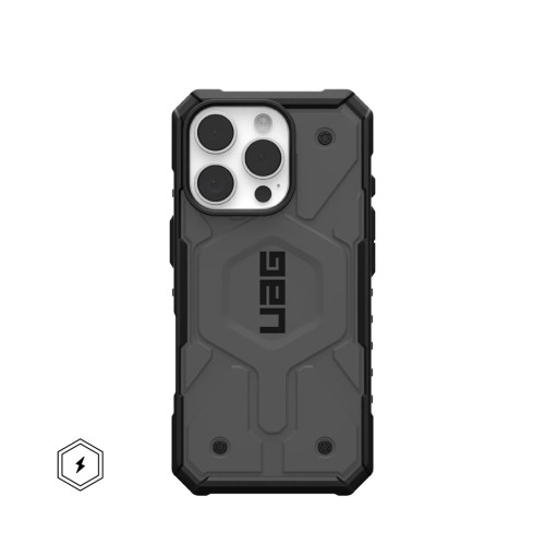 Etui Urban Armor Gear Pathfinder AW82-0A3 16cm (6.3") (do iPhone 16 Pro kompatybilna z MagSafe) Srebrny