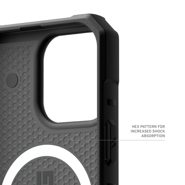 Etui Urban Armor Gear Pathfinder AW82-0A3 16cm (6.3") (do iPhone 16 Pro kompatybilna z MagSafe) Srebrny