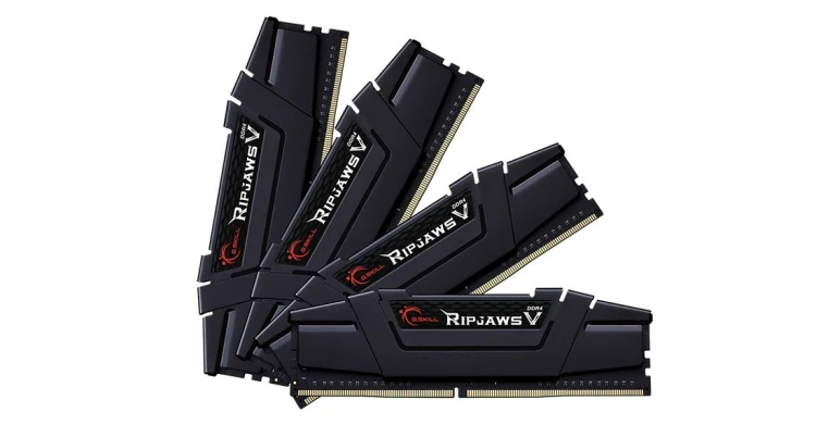 G.Skill Ripjaws V F4-2666C19Q-128GVK moduł pamięci 128 GB 4 x 32 GB DDR4 288-pin DIMM