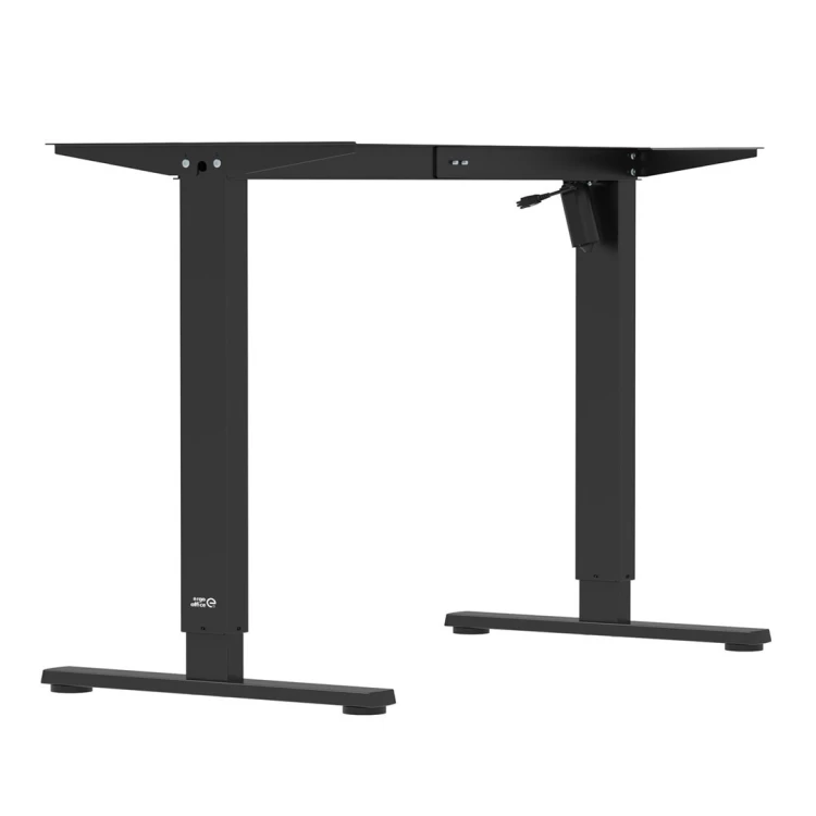 ERGO OFFICE BIURKO ELEKTRYCZNE REGULACJA MAX WYS. 1160MM, MAX - 80 KG, BEZ BLATU DO PRACY STOJĄCO SIEDZĄCEJ, CZARNE ER-400 B