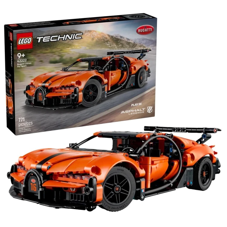 LEGO TECHNIC 42222 Hipersamochód Bugatti Chiron Pur Sport