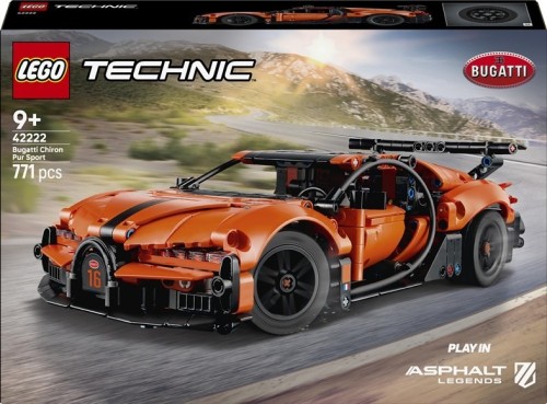 LEGO TECHNIC 42222 Hipersamochód Bugatti Chiron Pur Sport