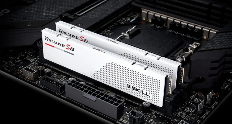 Pamięć DDR5 PC5600 G.Skill 32GB Kit 2x16 Ripjaws S5 White