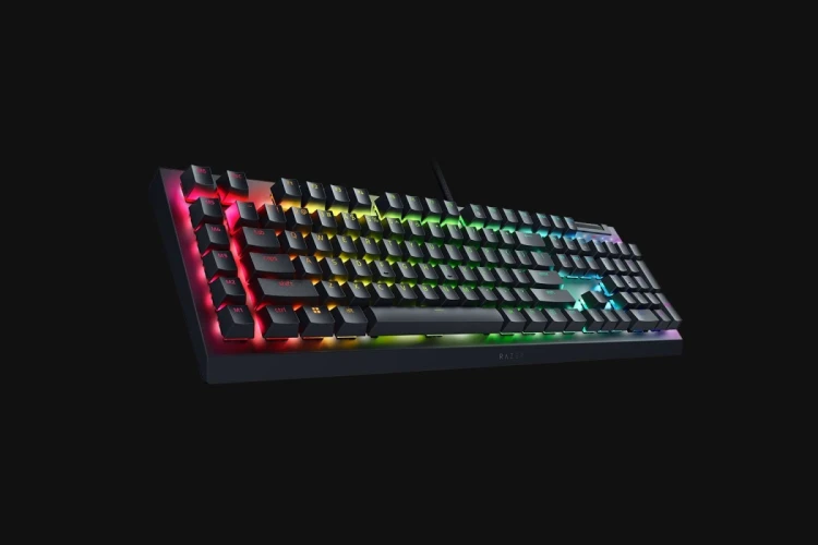 Razer BlackWidow V4 X. Tastatur Formfaktor: Volle Größe (100%), Geräteschnittstelle: USB, Tastatur-Switch: Mechanischer Switch. Typ der Hintergrundbel