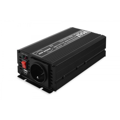 PRZETWORNICA VOLT POLSKA SINUS 600 12V / 230V 300/600W