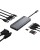 ICY BOX IB-DK4062-CPD Przewodowa USB 3.2 Gen 1 (3.1 Gen 1) Type-C Antracyt