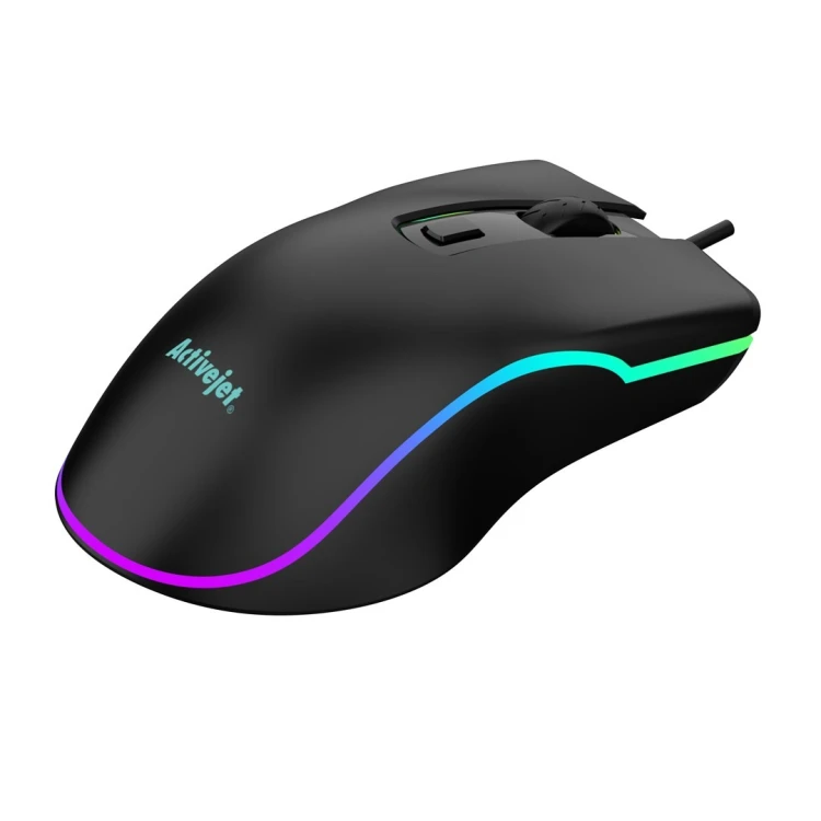 Activejet mysz Podgrzewana AMY-W390 + Activejet podkładka pod mysz czarna żelowa za 1 zł