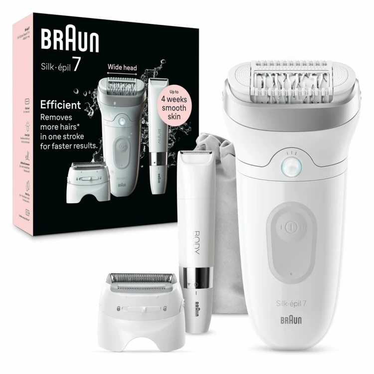 Braun Silk-épil 7 7-441 40 pęset(y) Srebrny, Biały