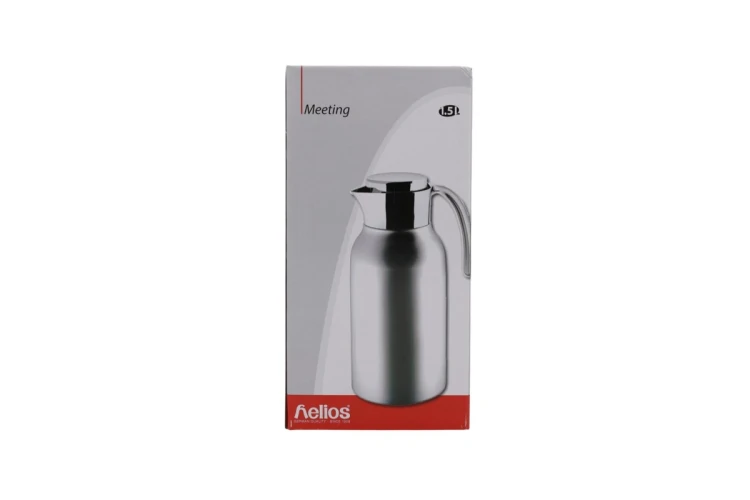Helios Edelstahl-Isolierkanne Meeting 1,5 l