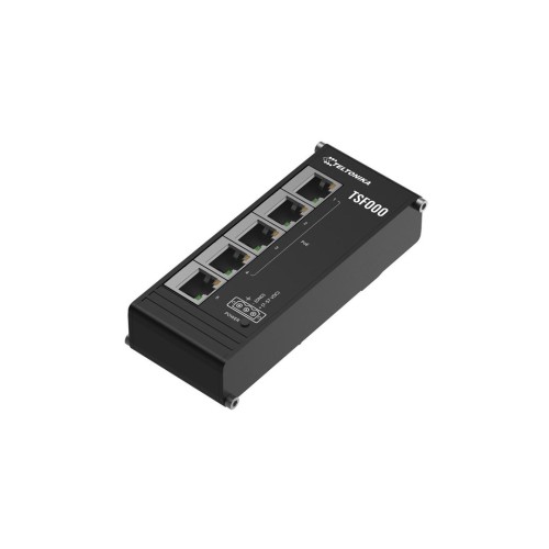 Teltonika TSF000 Nie zarządzany Fast Ethernet (10/100) Obsługa PoE Desktop Czarny