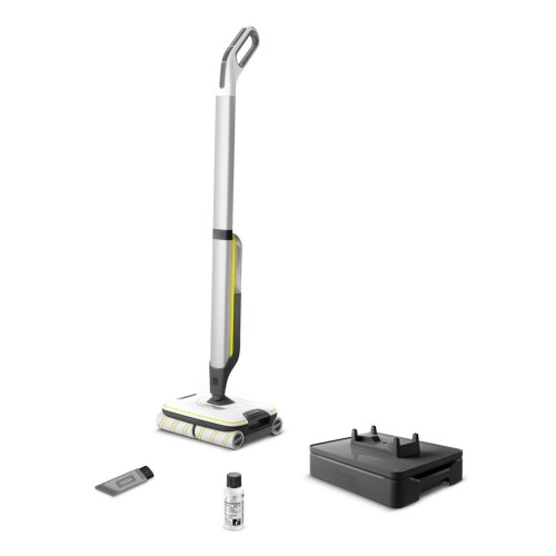 Kärcher FC 7 CORDLESS Electric broom Bateria Mokry Bez worka Czarny, Biały, Żółty 2,85 Ah