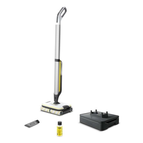 Kärcher FC 7 CORDLESS Electric broom Bateria Mokry Bez worka Czarny, Biały, Żółty 2,85 Ah